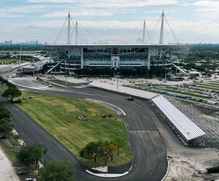 Fórmula 1: Miami prepara un suntuoso circuito para recibir a la máxima categoría