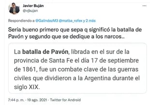 El tuit de Javier Buján, de Kimei Cereales