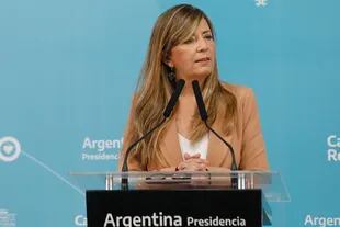 Gabriela Cerruti, portavoz presidencial, habló sobre los números del Indec en la habitual conferencia de prensa