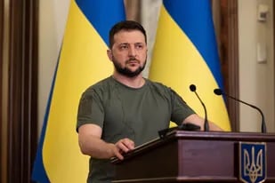 Zelensky apuntó contra Rusia y exhortó a los ucranianos