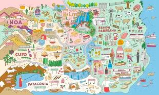 El mapa gastronómico de Argentina por Josefina Jolly