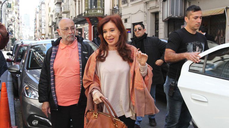 Cristina Kirchner, hace unos días, en el Instituto Patria