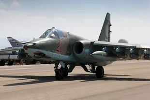 05/10/2015 Imagen de archivo de un avión de combate ruso Su-25 en Siria POLITICA INTERNACIONAL SIRIA ORIENTE PRÓXIMO ASIA MINISTERIO DE DEFENSA DE RUSIA