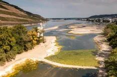 La sequía afecta al Rin, la principal vía fluvial de Europa, y complica a la economía