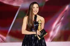 Michelle Yeoh ganó su primer Globo de Oro, intentaron cortar su discurso y su reacción sorprendió a todos