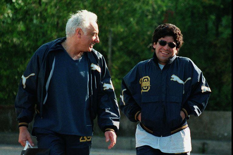 Aquellos tiempos: Guillermo Coppola y Diego Maradona
