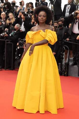 La actriz Viola Davis asiste a la proyección de Top Gun: Maverick en Cannes