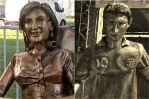 Los trabajos del escultor que generó polémica con su homenaje a Mirtha Legrand