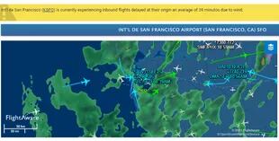 Am San Francisco International Airport herrscht Wetterwarnung