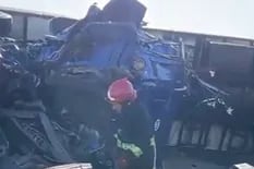 Dos muertos por un choque entre tres camiones en la ruta 40