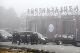 Una comitiva de la OMS llega al Instituto de Virología de Wuhan para investigar el inicio de la pandemia