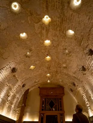 Baños árabes descubiertos en las obras de la cervecería Giralda, en Sevilla