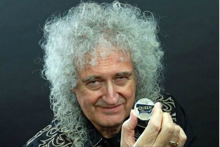 Brian May, integrante de Queen, fue elegido como el mejor guitarrista de la historia