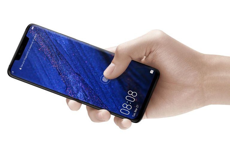 El Huawei Mate 20 Pro se suma a la propuesta de otros fabricantes e incluye un sensor de huellas digitales integrado a la pantalla