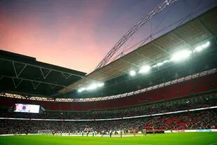 Un desolado estadio de Wembley