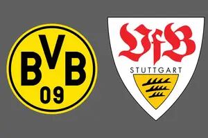 VfB Stuttgart venció por 1-0 a Borussia Dortmund como visitante en la Bundesliga