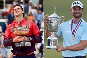 La comparación que muestra cómo un major de golf y un torneo de Grand Slam distribuyen su dinero