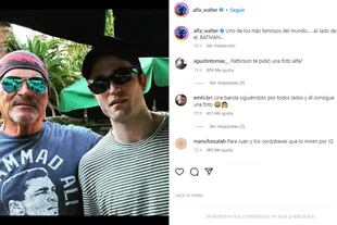 Alfa de Gran Hermano compartió una foto con Robert Pattinson