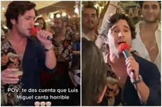 Diego Boneta agarró el micrófono en un piano bar de Madrid y le llovieron las críticas