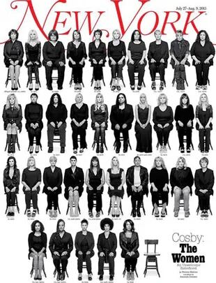 Así es la tapa de la revista en la que 35 mujeres cuentan cómo fueron abusadas por Bill Cosby