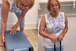 Una abuela reveló en TikTok el mejor truco para armar y desarmar la valija en segundos