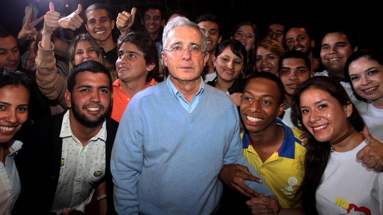 Álvaro Uribe, artífice principal del "no" al acuerdo por la paz