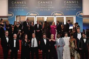 Cannes 2018: todas las imágenes del "show" de Star Wars sobre la alfombra roja