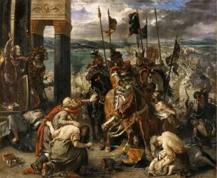 Entrada de los cruzados en Constantinopla, por Delacroix