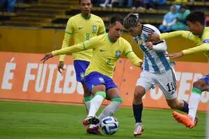 Argentina intentó, pero se despidió con una caída frente a Brasil en el Sudamericano Sub 17