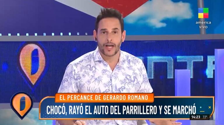 Rodrigo Lussich dio la noticia en Intrusos (América TV) (Crédito: Captura de video América TV)