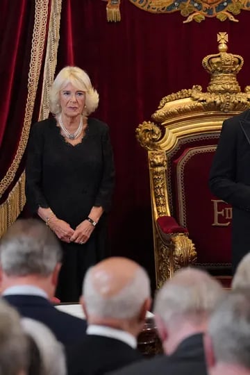Prince William, Camilla, Queen Consort of Great Britain and King Charles III