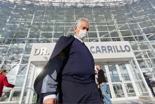 El gobernador de San Luis, Alberto Rodríguez Saá, el viernes, al habilitar los consultorios externos del nuevo Hospital Ramón Carrillo
