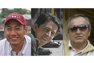 Javier Ortega, Paúl Rivas y Efraín Segarra, el equipo periodístico ejecutado