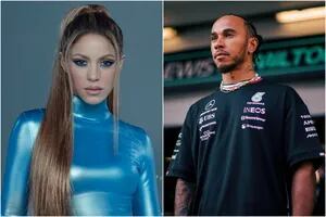 La pista que dio el equipo de Lewis Hamilton sobre su relación con Shakira