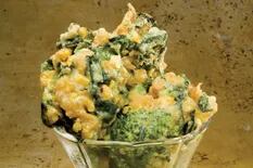 Frituras de broccoli y maíz