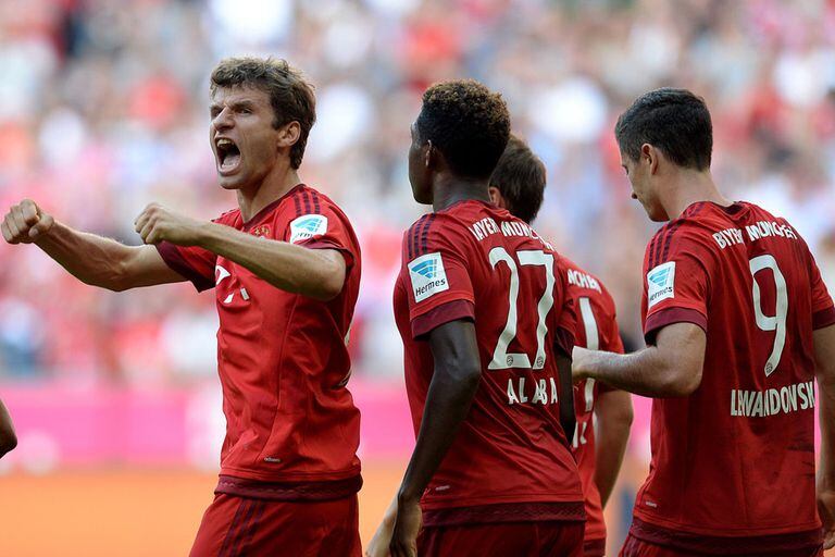 Bayern ganó con un polémico gol sobre el final