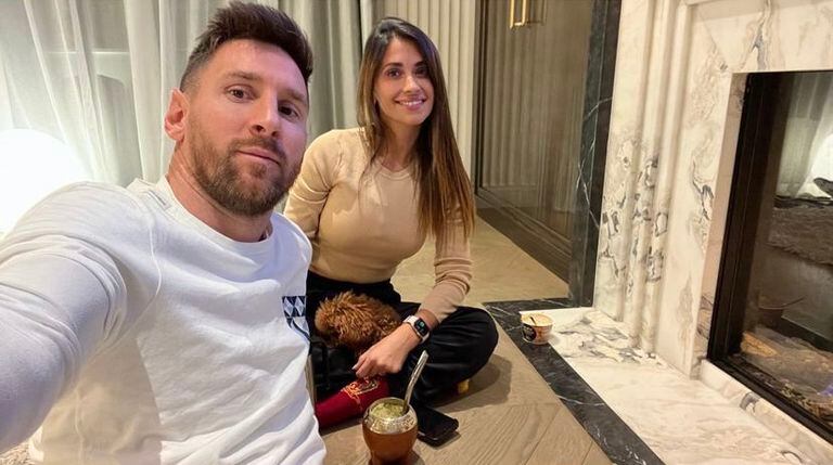 Messi y Antonela disfrutan de momentos juntos en su lugar preferido de su casa parisina
