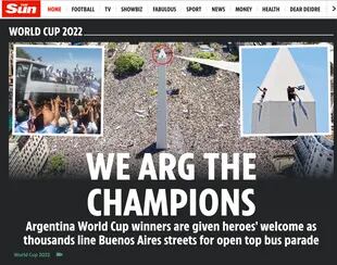 The festivities are in Buenos Aires, according to The Sun