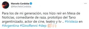 Los famosos despidieron a Gino Renni en Twitter