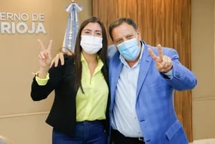 Florencia López y Ricardo Quintela, al inicio de la gestión compartida