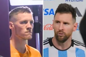 La FIFA divulgó imágenes inéditas del tenso cruce entre Messi y Weghorst