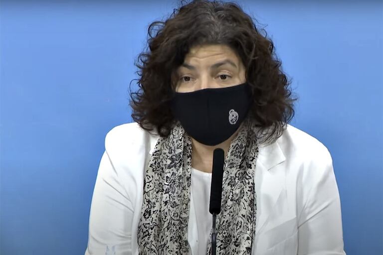 La ministra de Salud, Carla Vizzotti, brindó una conferencia de prensa y dijo que la segunda ola "es una posibilidad concreta" en la Argentina