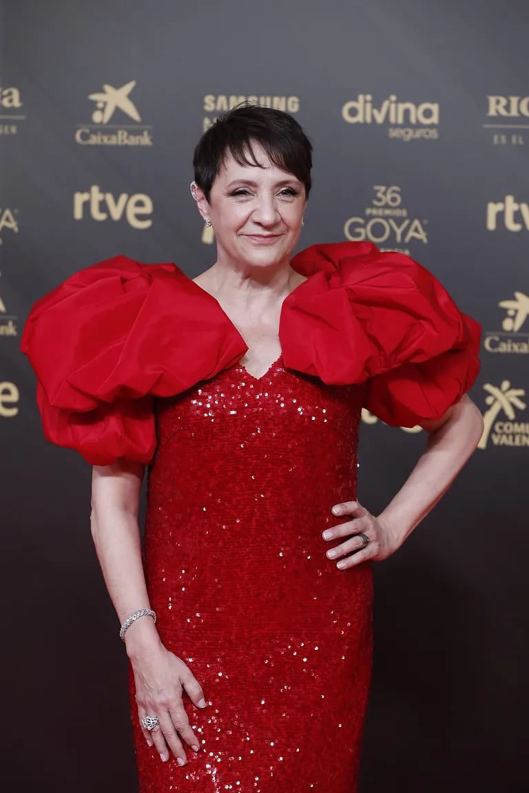 Blanca Portillo en la alfombra roja de los Premios Goya 2022