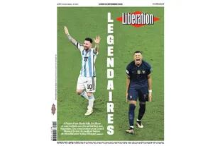 Libération fue uno de los pocos diarios franceses en poner el foco tanto en la derrota de Francia como consagración de la Argentina