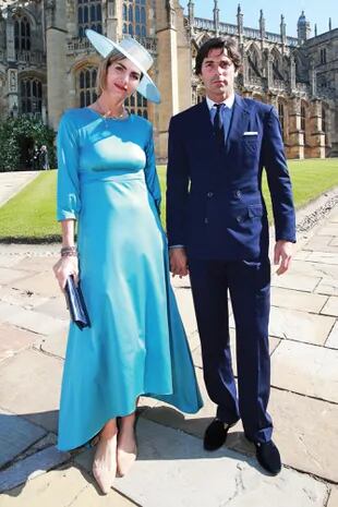 El 19 de mayo de 2018, Delfina y Nacho estuvieron entre los invitados a la boda de los Sussex, celebrada en la capilla de Saint George, en Windsor.
