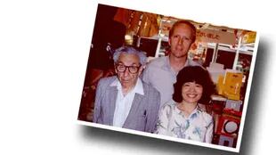 Erdős con Fan Chung y Ronald Graham en Japón de 1986