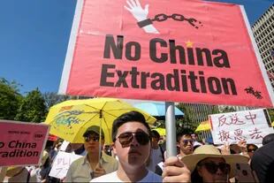 Los manifestantes piden en Hong Kong que no se apruebe una ley que permitiría la extradición a China continental