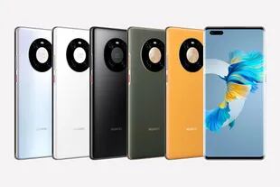 Las diferentes opciones de diseño disponibles en los teléfonos Mate 40 de Huawei