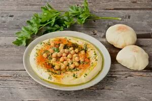Hummus de garbanzos al estilo israelí