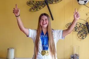 Tiene síndrome de Down, es campeona de nado sincronizado y dio una muestra de su talento de "oro"